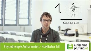 Physiotherapie Aufnahmetest  Praktischer Teil [upl. by Nnyl]