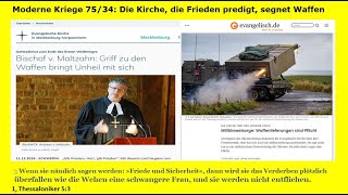 Moderne Kriege 7535 Die Kirche die Frieden predigt segnet Waffen [upl. by Akere]