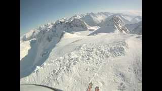 Sölden 2012  Skiabfahrt schwarze Piste 25 [upl. by Millian]