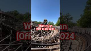 Wicker Man  Alton Towers OffRide 2024 wickerman altontowers greatcoastersinternational [upl. by Edlyn63]