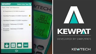 KEWPAT App  Creating a New Auto Test Sequence [upl. by Anirres]