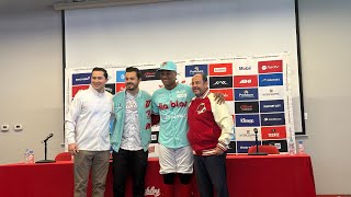 Robinson Cano fue presentado con los Diablos Rojos del México [upl. by Adriena446]