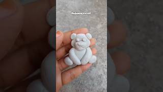 Clay panda making Sulus Magic World clay panda art [upl. by Airdnal]