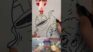 Krasje tekenen Sinterklaas  art grappig drawing tekenen [upl. by Matty559]