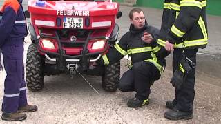 Quad Feuerwehr Weiterstadt in Wöllstein Kreuznach112de [upl. by Codie]