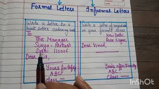 13 October 2024Formal Letter vs Informal Letter  Similarity  Differences  Format  Examples [upl. by Roch427]