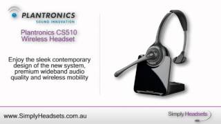 Plantronics CS510 Wireless Headset Video Overview [upl. by Margaret]