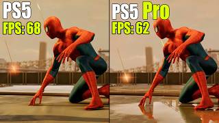 PS5 vs PS5 Pro  Marvels SpiderMan 2 Comparison  Loading Graphics Resolution and FPS Test [upl. by Maisie]