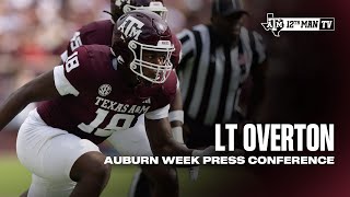 Auburn Week Press Conference LT Overton [upl. by Hofstetter976]