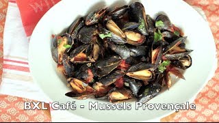 BXL Cafe  Mussels Provencale  City Cookin [upl. by Mcclees]