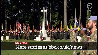 Arnhem 80th anniversary commemorations continued this day WWII Netherlands 22Sep2024 [upl. by Gaddi]