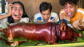 MUKBANG LECHON BABOY SUBRANG CRISPY [upl. by Manlove658]