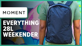 Moment Everything 28L Weekender Review 3 Weeks of Use [upl. by Kellyn141]