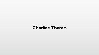 Charlize Theron How to pronounce her Name [upl. by Kinna745]