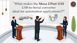 Why choose the Moxa UPort 1110 for automation purposes [upl. by Yerggoeg715]