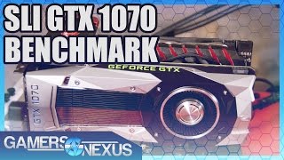 GTX 1070 SLI Benchmark vs GTX 1080 GTX 1070 [upl. by Hsima558]