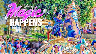 Disneys Magic Happens Parade Farewell  Disneyland 2024 [upl. by Merrili]