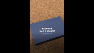 Unbox with Us Malone Souliers Flat Gold Silver [upl. by Joete]