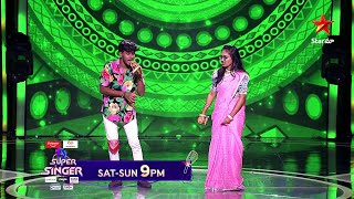 Super Singer  Pavan Kalyan and Amitha sensational Song Performance  Duet Round  SatSun  9 PM [upl. by Eilarol37]