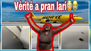 Yon moun kite nan avion anh pale😳🤦🏽‍♂️😭✈️ men kijan sateye [upl. by Stewardson61]