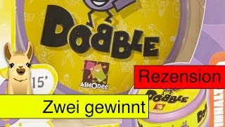 Dobble Kartenspiel  Anleitung amp Rezension  SpieLama [upl. by Anyel]