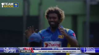 Lasith Malinga takes 2 wickets in 2 balls vs England [upl. by Stephanus]