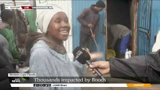 W Cape Floods  Residents of Cape Towns informal settlements would welcome relocation [upl. by Eerhs]