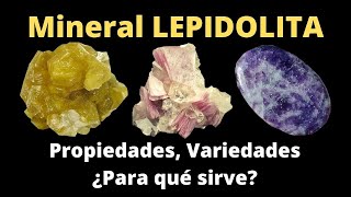 Lepidolita ¿Para qué sirve Propiedades Colores y Significado [upl. by Atiluj20]