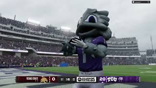 Underdawg Dynasty Year 4 Week Three Texas State  8 TCU [upl. by Ophelie546]