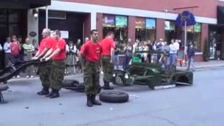 Crew tears apart and rebuilds Jeep in minutes [upl. by Rosse]