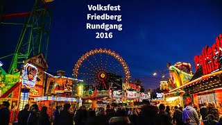 Volksfest Friedberg Rundgang 2016 [upl. by Dorr]