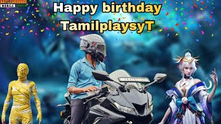 Happy Birthday tamil my brother lets celebrate with ganesh op family bgmilive [upl. by Ailedua]