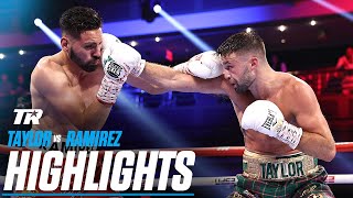 Josh Taylor Knocks Jose Ramirez Down TWICE  MAY 22 2021 [upl. by Areek]