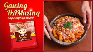 CDO Creamy Ham Gochujang Pasta by Jujumao [upl. by Chubb]