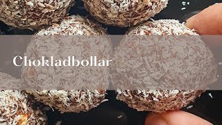 Chokladbollar The Secret Swedish Vegan Recipe for the Perfect Sweet Treat [upl. by Cornelle]