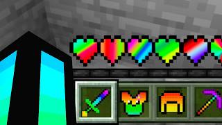 Minecraft But I Have RainBow Hearts [upl. by Ecienahs]