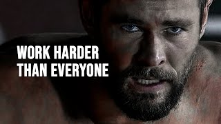 WORK HARDER THAN EVERYONE  Motivational Speech [upl. by Helbona]