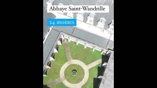 Le cloître de labbaye de SaintWandrille vue drône  Divine Box [upl. by Jovi]