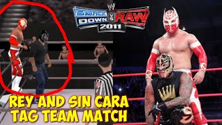 REY MYSTERIO amp SIN CARA VS THE MIZ  CODY RHODES FULL MATCH SMACKDOWN VS RAW 2011 PPSSPP [upl. by Odlaner]