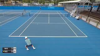 MARK WHITEHOUSE V KYLE SEELIG  M25 TRARALGON [upl. by Raffaj]