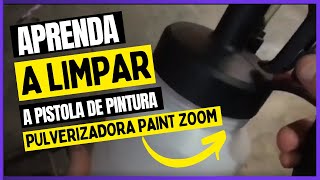 Como Limpar A Pistola De Pintura Pulverizadora Paint Zoom [upl. by Emorej]