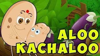 Aloo Kachaloo Hindi Poem  Hindi Nursery Rhymes for Children [upl. by Anyer844]