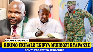 Kikino Ekibalo Ebipya Muhoozi Kyapanze Mubarak Munyagwa Today Latest [upl. by Kumler179]