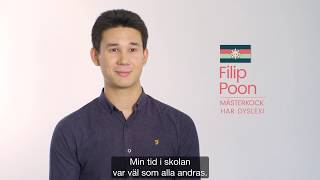 Filip Poon berättar om sin dyslexi [upl. by Nyletak]