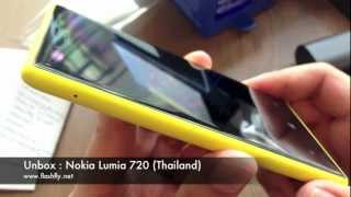 Nokia Lumia 720  Unbox Thailand [upl. by Nichol34]