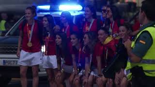 Womens World Cup winners Spain return to Madrid following the 2023 tournament｜España｜Andres｜Carmona [upl. by Glennie499]