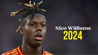 nico williams 2024  Dribbling Skills Assists amp Goals  HD [upl. by Cart]