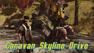 Caravan Skyline Drive amp Milepost Vendors  Fallout 76 [upl. by Atirhs]