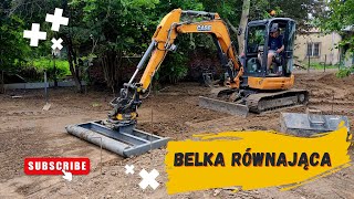 Case cx 55b tiltrotator Engcon I belka równająca pierwszy raz operatora [upl. by Colene]