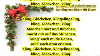 Weihnachtslieder Deutsch Kling Glöckchen Klingelingeling instrumental [upl. by Anitnatsnoc]